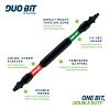 Embout de tournevis DUO à torsion 6" x PH1/PH2 - Impact - Professionnel - recyclable 